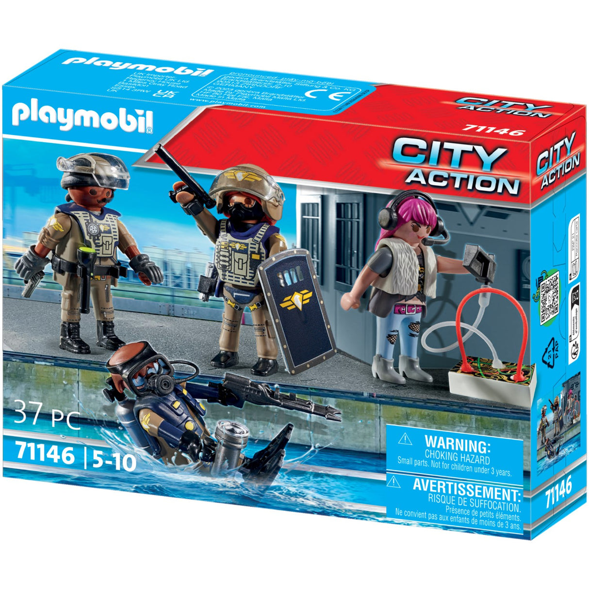 Playmobil® Tactical Unit Figure Set