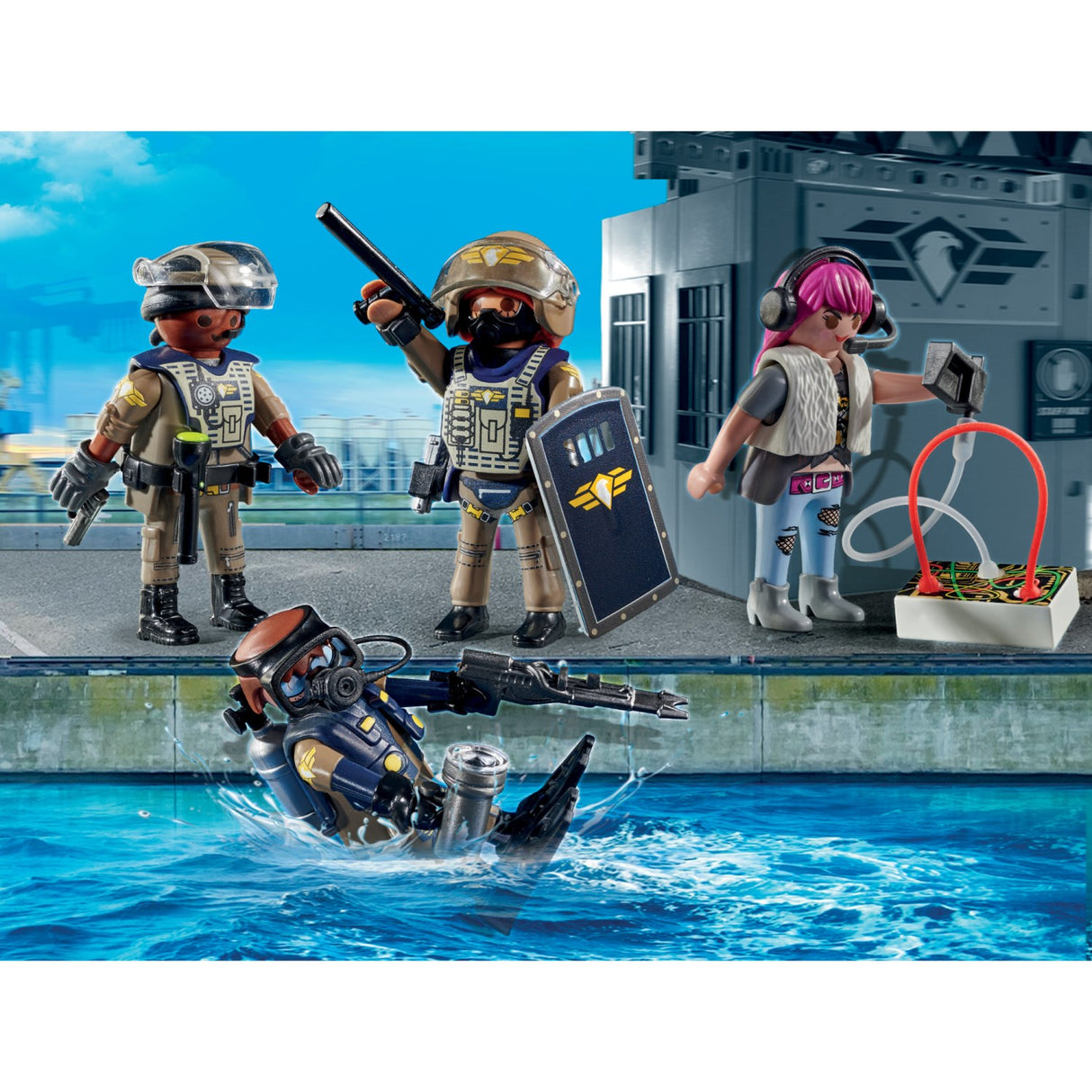 Playmobil® Tactical Unit Figure Set