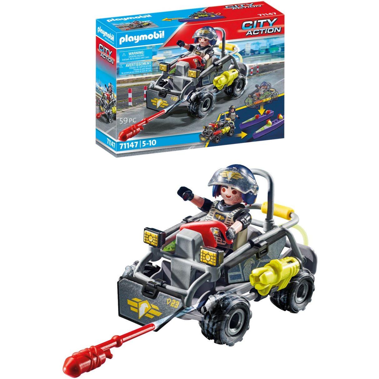 Playmobil® Tactical Unit Multi-Terrain Quad