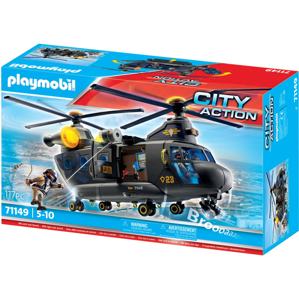 Playmobil® Tactical Unit Rescue Aircraft