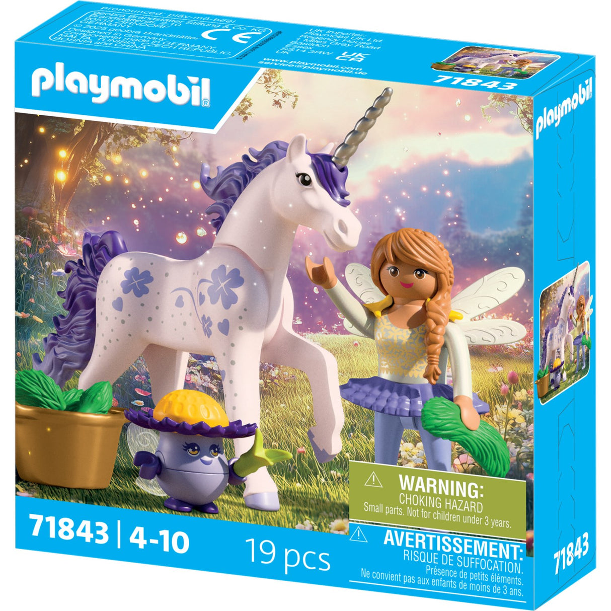Playmobil® Collectible Unicorn: Lucky Lavender With Fairy