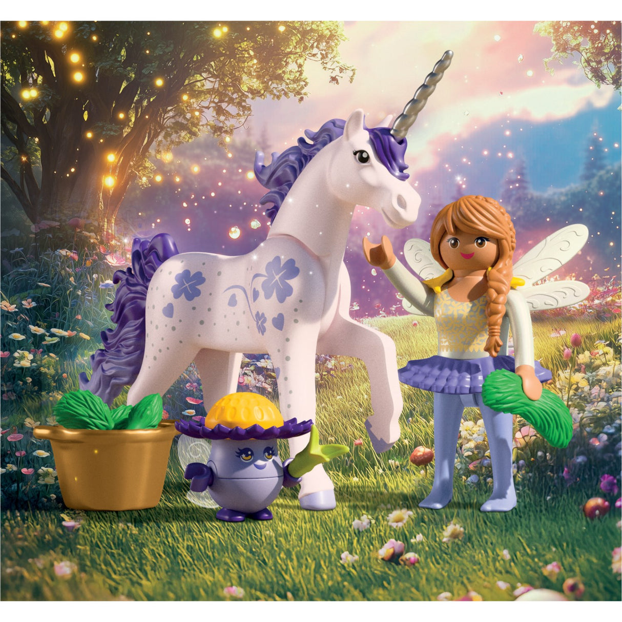 Playmobil® Collectible Unicorn: Lucky Lavender With Fairy
