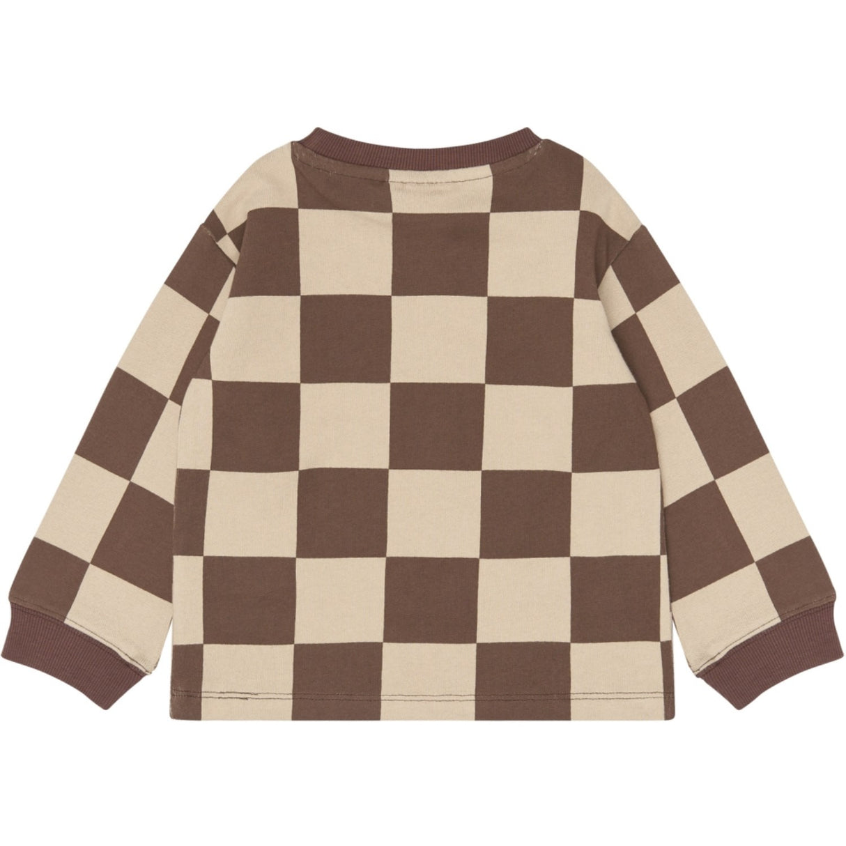 THE NEW Siblings Chestnut Check Tnstvebbo Os Sweatshirt