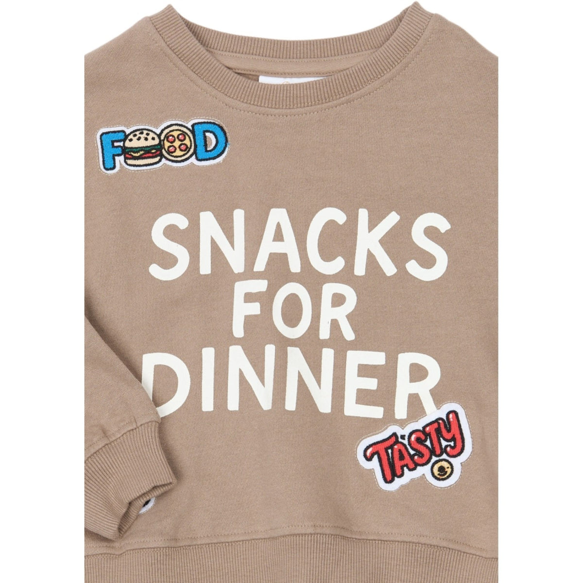 THE NEW Siblings Taupe Gray Tn Tnstyoung Os Sweatshirt