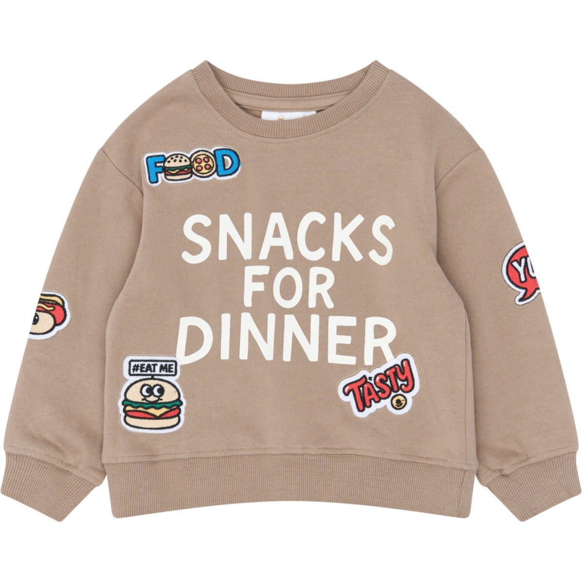 THE NEW Siblings Taupe Gray Tn Tnstyoung Os Sweatshirt