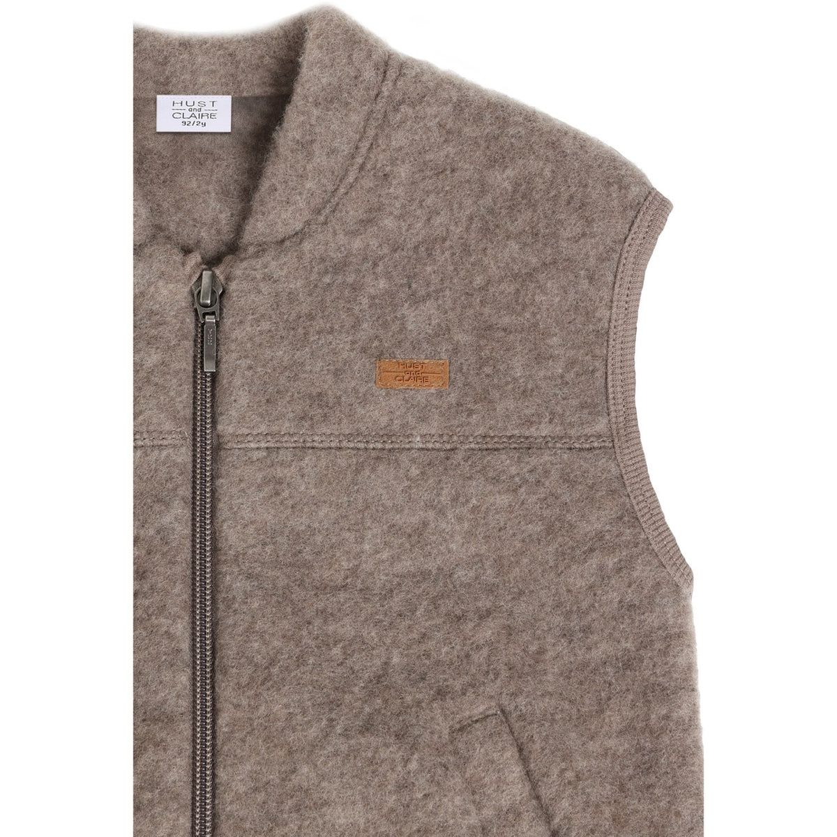 Hust & Claire Deer Melange Emilo Zip Wool