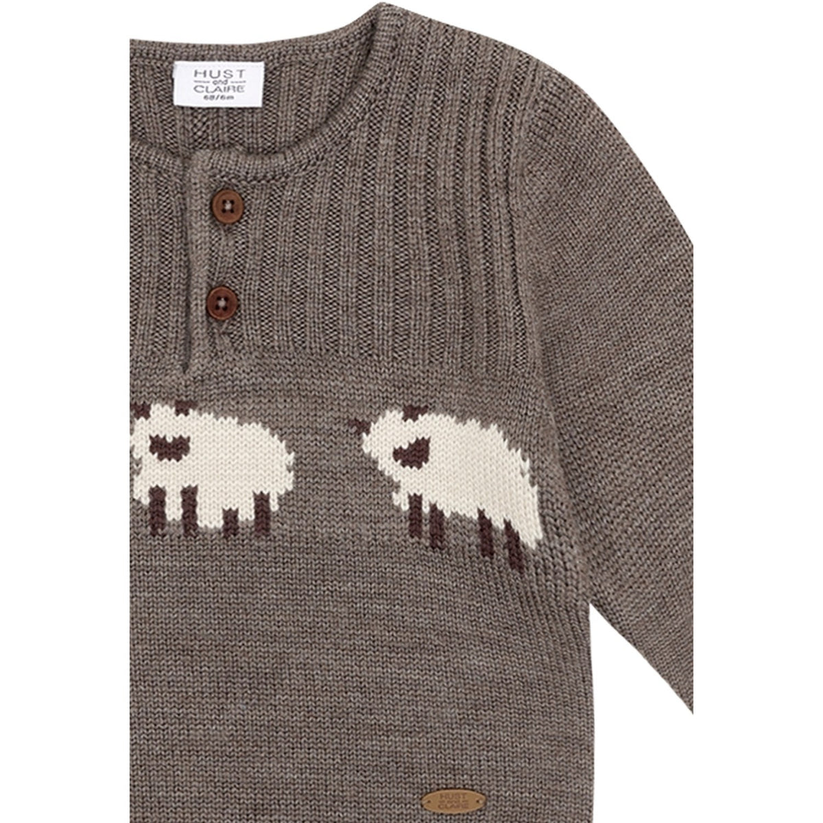 Hust & Claire Deer Melange Pil Wool Sheep