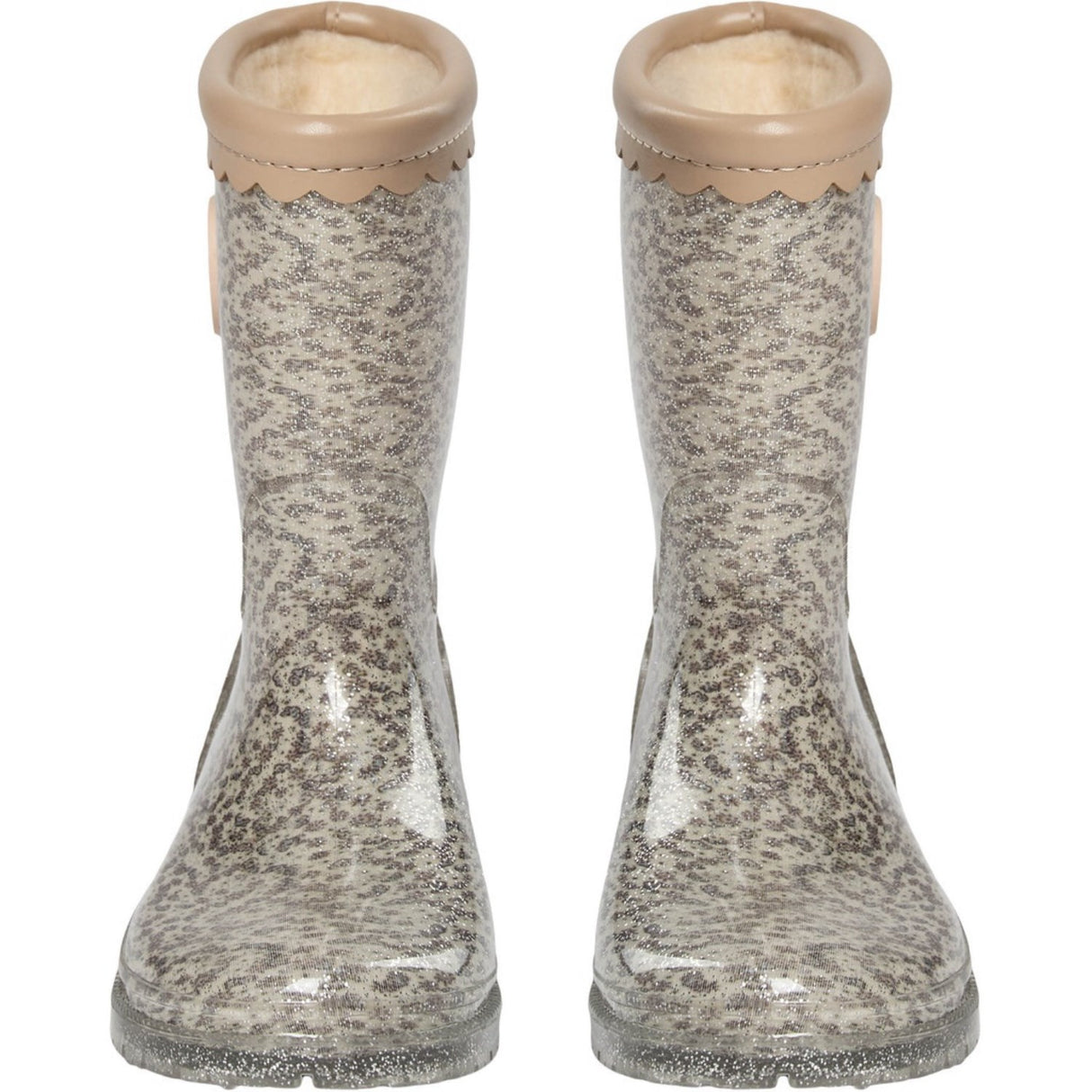 Sofie Schnoor Off White W Aop Jessicakb Rubber Boot W. Lining