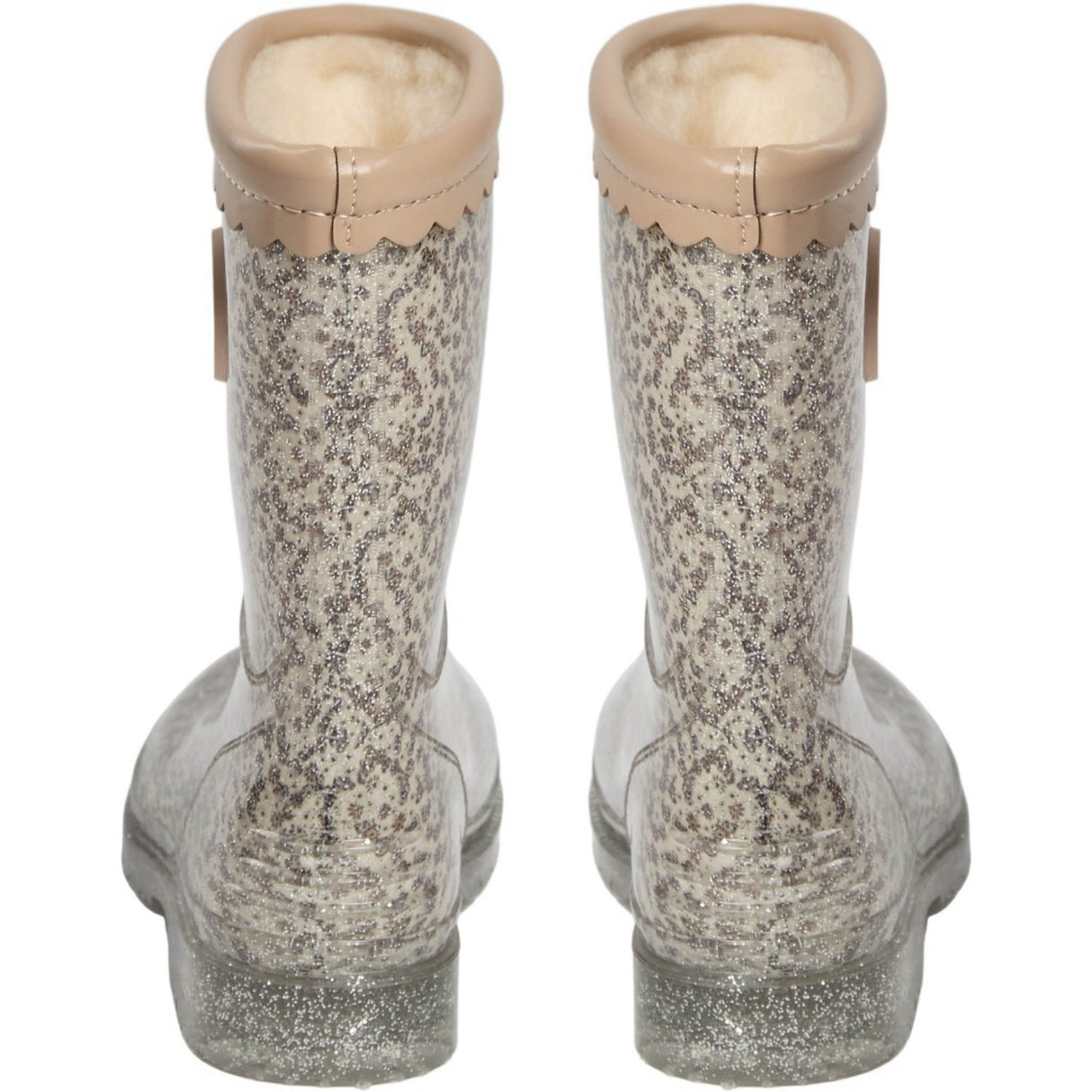 Sofie Schnoor Off White W Aop Jessicakb Rubber Boot W. Lining