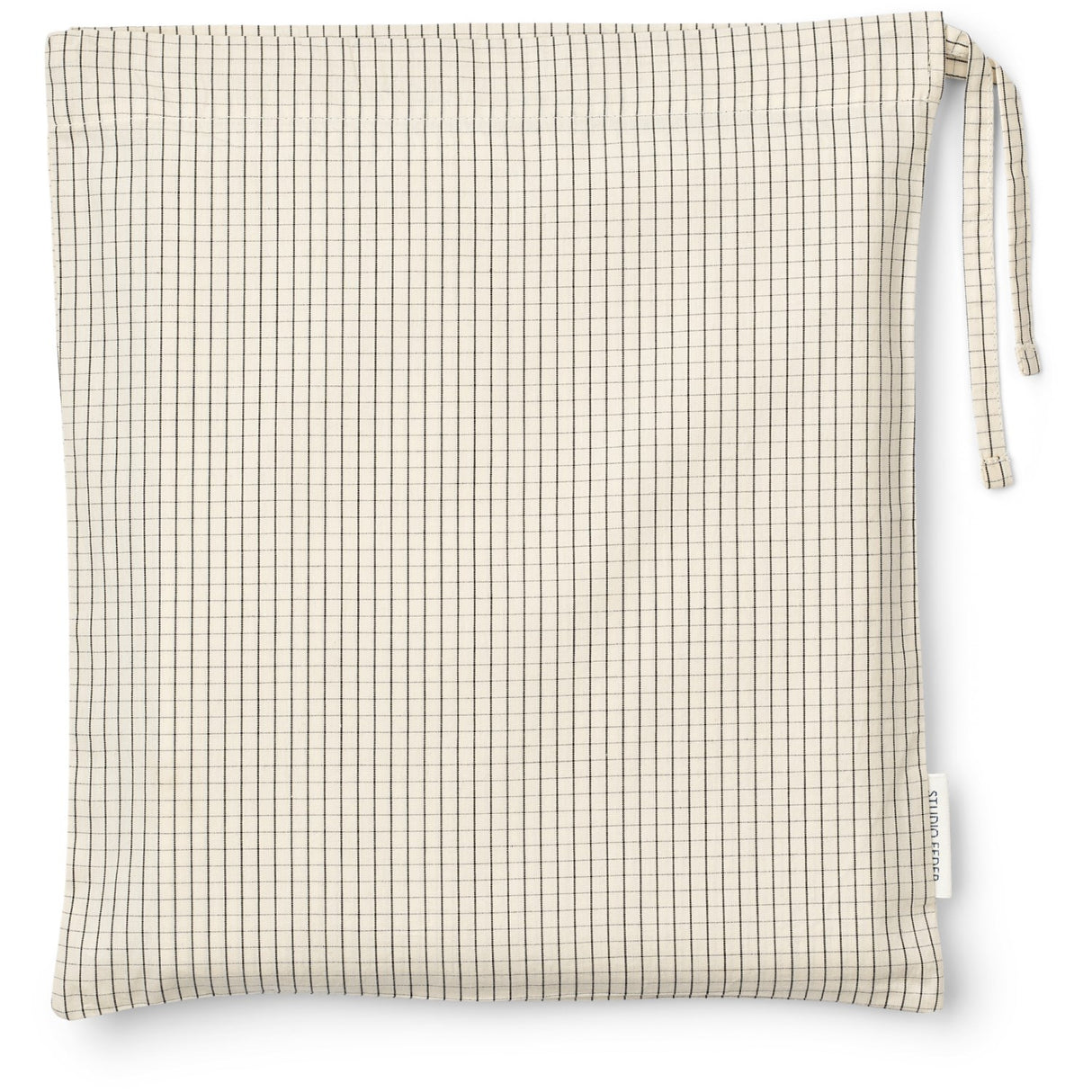 Studio Feder Creme Black Plaid Bedding Percale