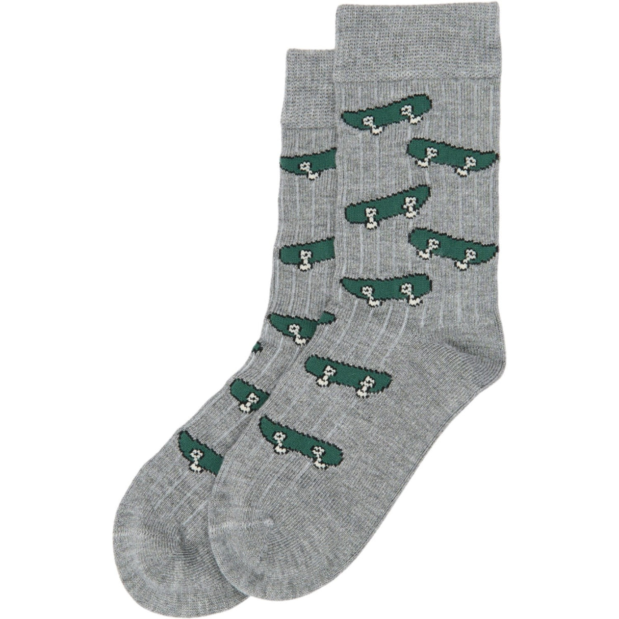 minipop® Light Grey Melange Mats Bamboo Sock