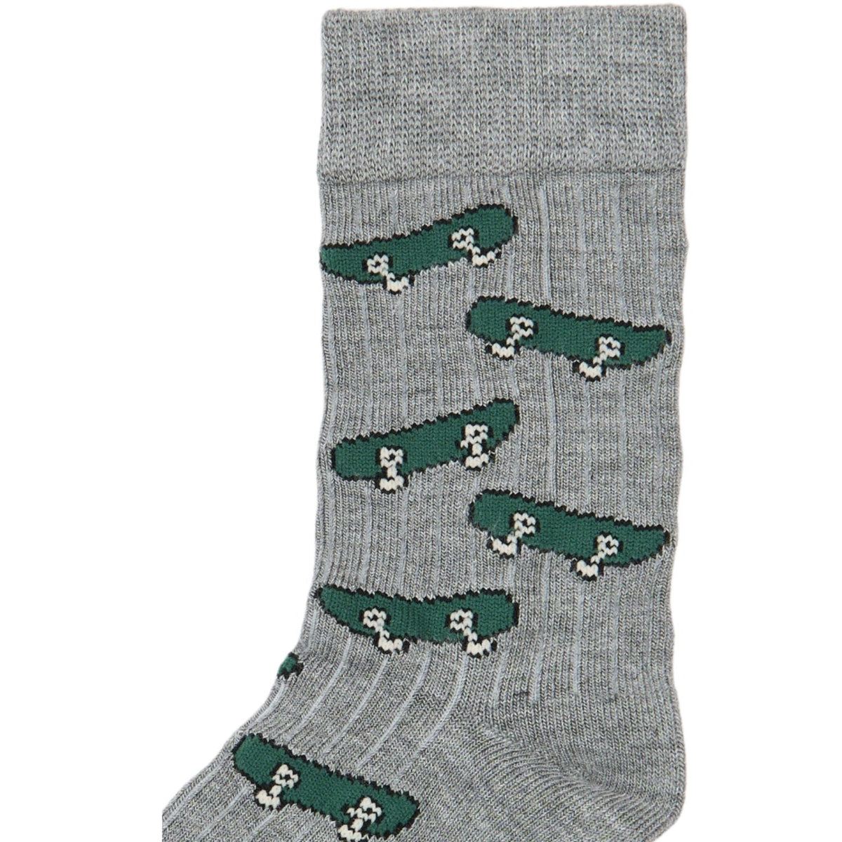 minipop® Light Grey Melange Mats Bamboo Sock