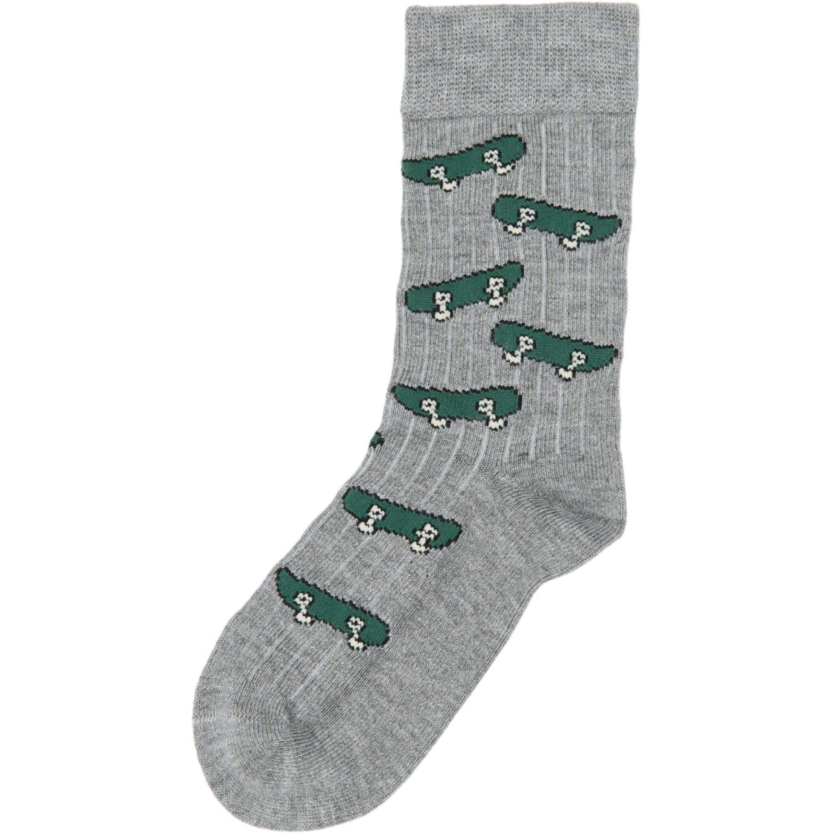 minipop® Light Grey Melange Mats Bamboo Sock