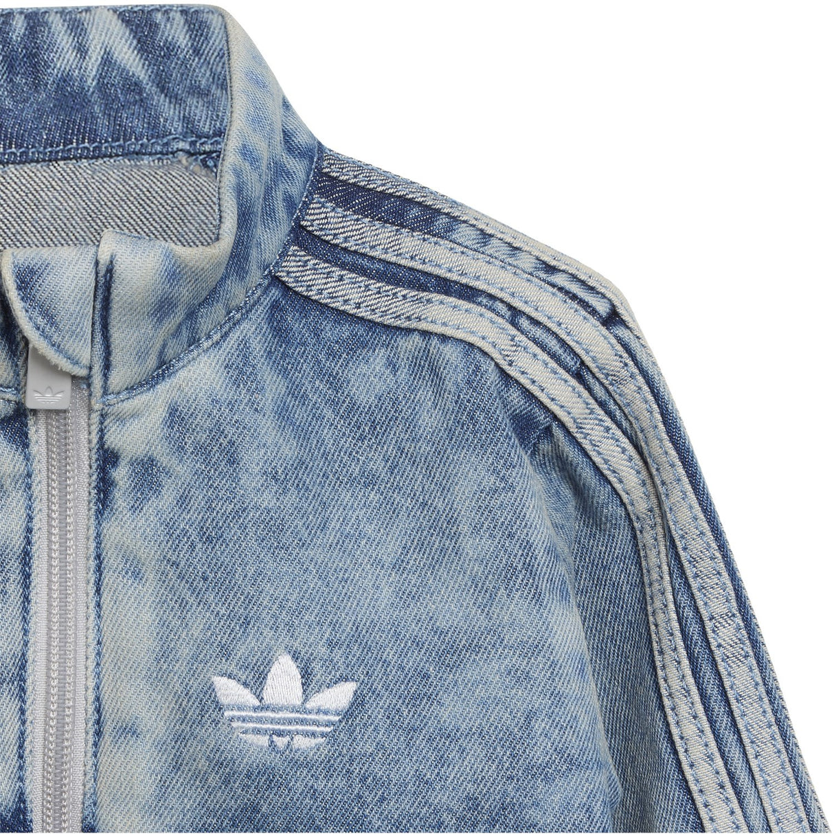 adidas Originals Worn Blue Denim Firebird Den Tt Jacket