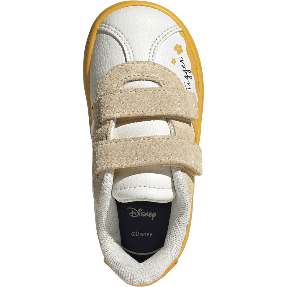 adidas Originals Off White Crew Yellow Core Black Vl Court Winnie Cf I Sneakers