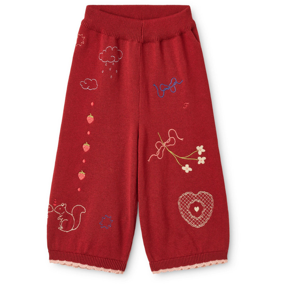 Flöss Dark Cranberry Agnes Pants