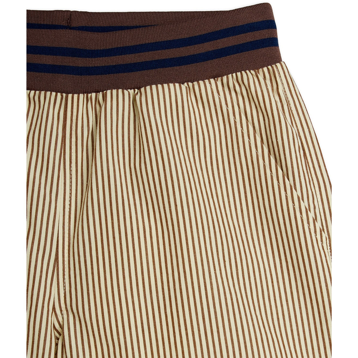 Mini Rodini Brown Poplin Yd Woven Shorts