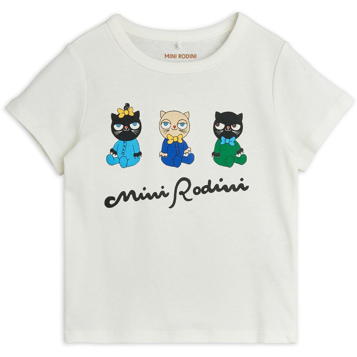 Mini Rodini White Minibabies Sp Ss Tee