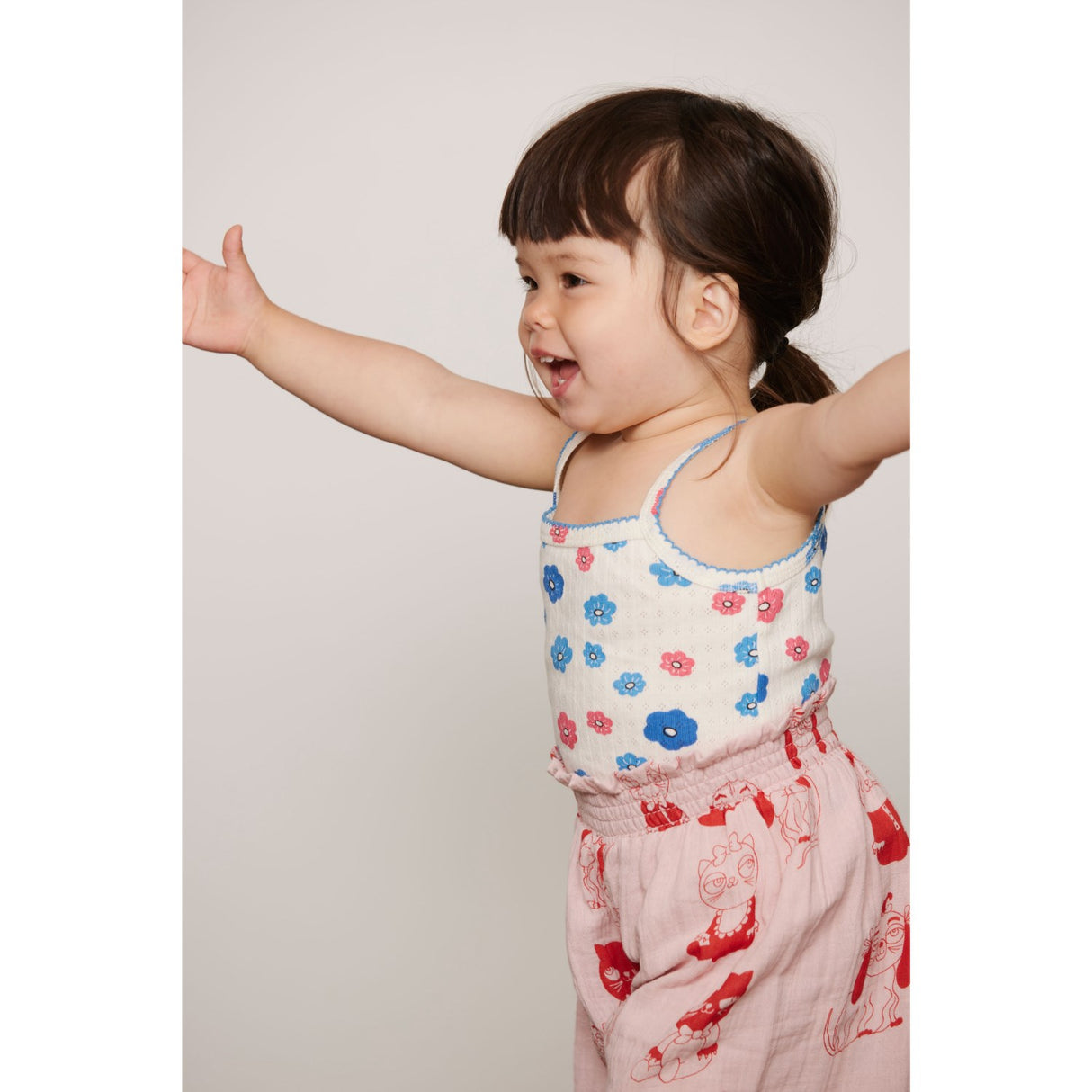 Mini Rodini Pink Minibabies Aop Baby Set