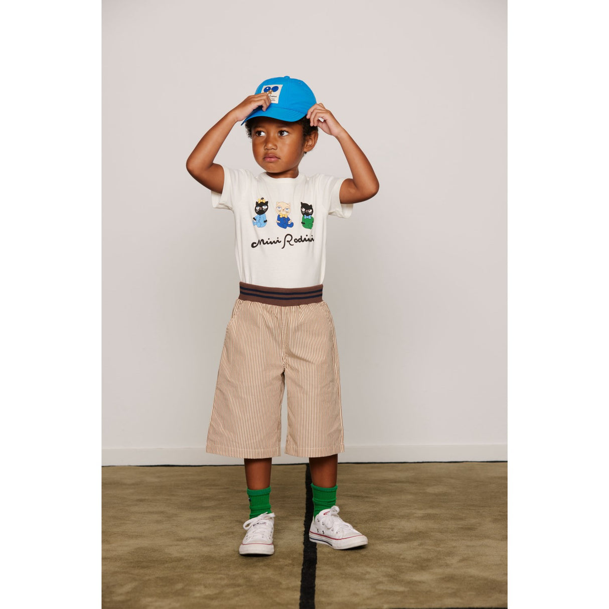 Mini Rodini Brown Poplin Yd Woven Shorts