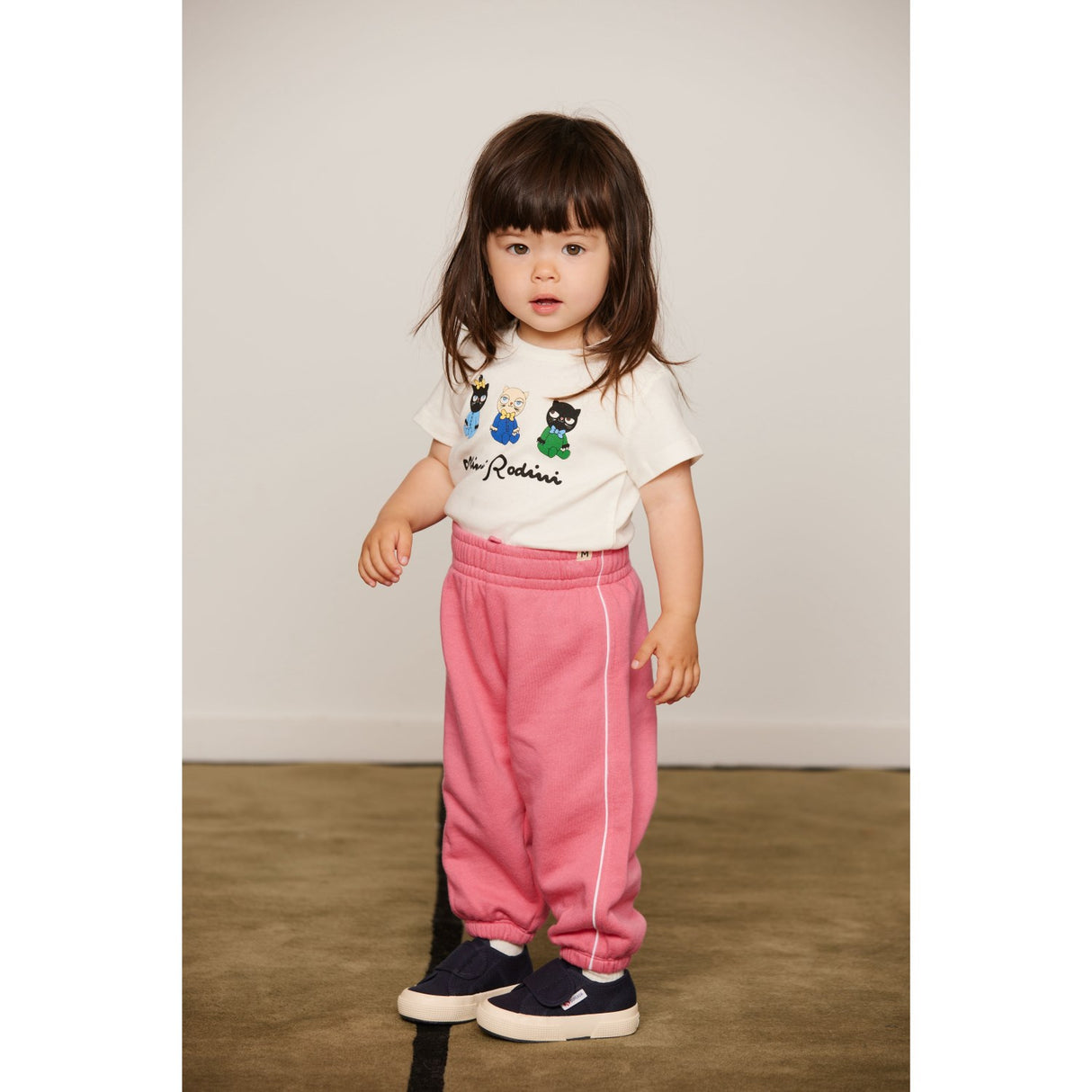 Mini Rodini White Minibabies Sp Ss Tee