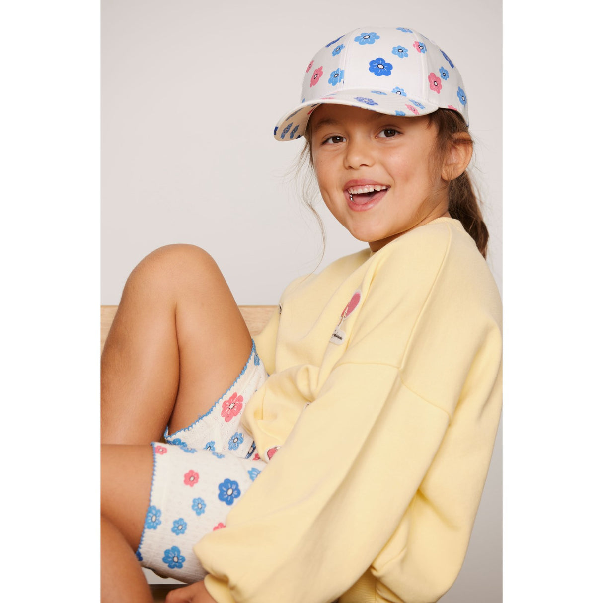 Mini Rodini Yellow Minibabies Patches Sweatshirt