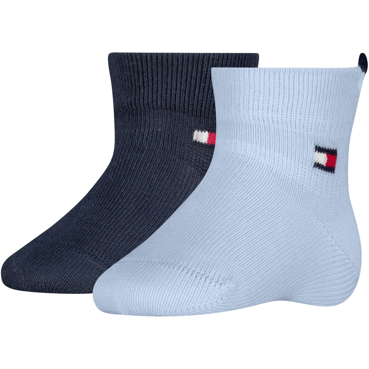Tommy Hilfiger Light Blue Baby Socks 2-Pack Heart