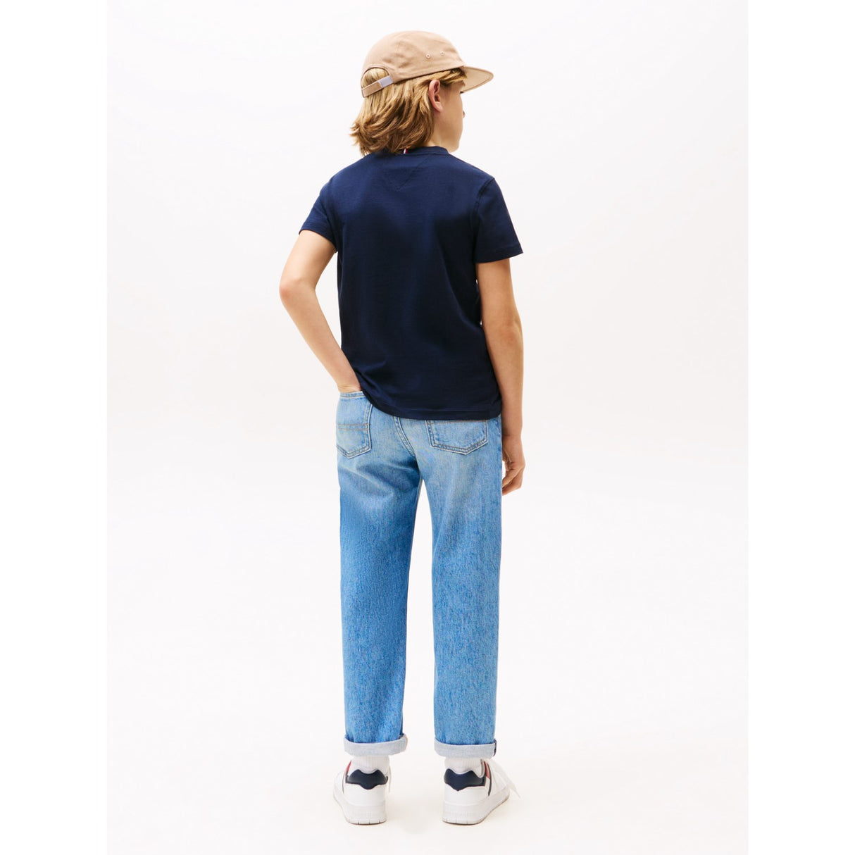 Tommy Hilfiger Dark Night Navy Essential Cotton Reg Fit Tee Ss