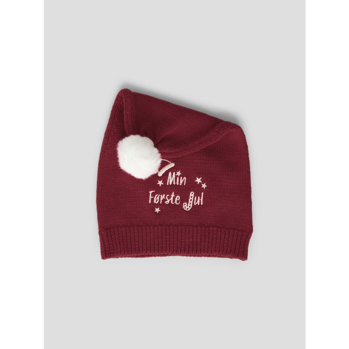 Name It Red Dahlia Hat Nbnrixmasine Knit Hat