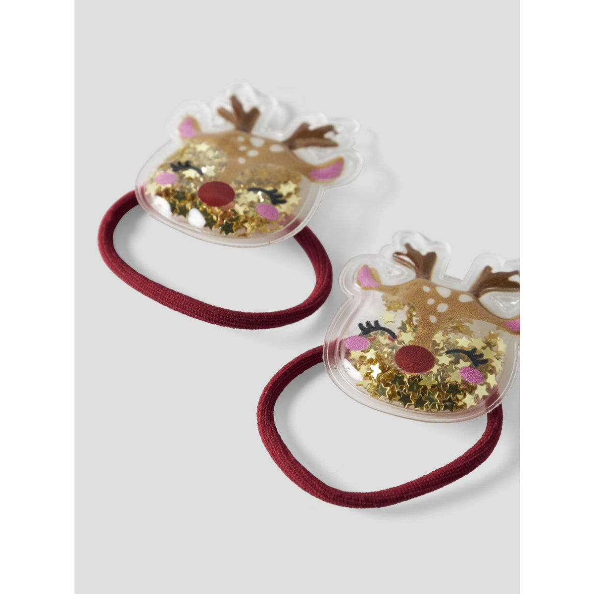 Name It Red Dahlia Reindeer Nmfrifetti 2-Pack Hairelastic