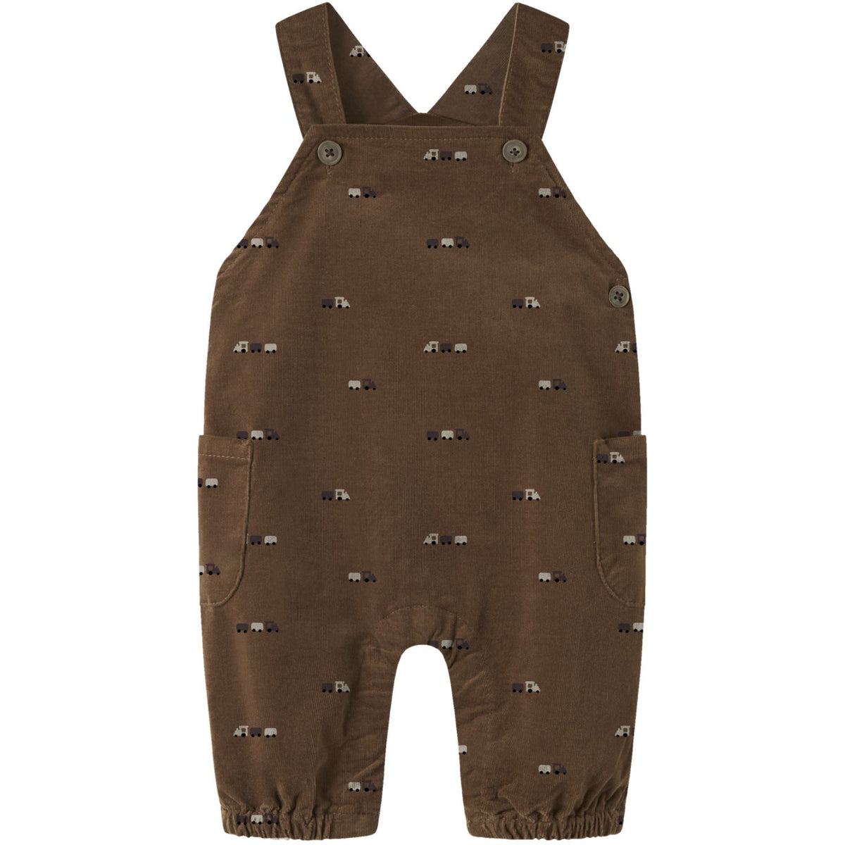 Name It Sepia Train Emb Nbmben Baggy R Emb Cord Overall 9210-Yt