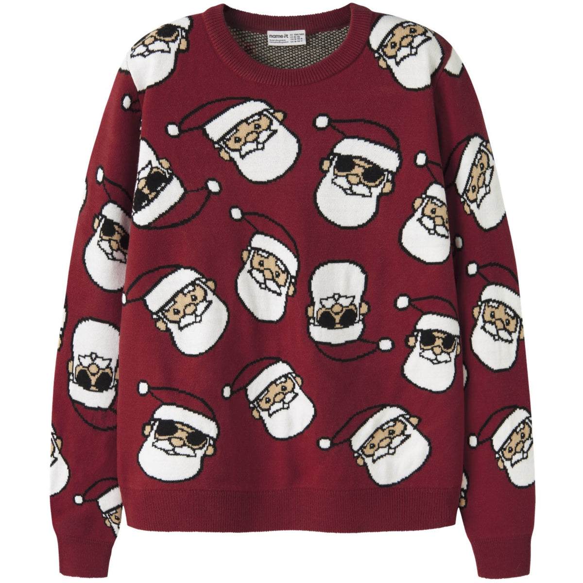 Name It Red Dahlia Nkmrico Ls Knit