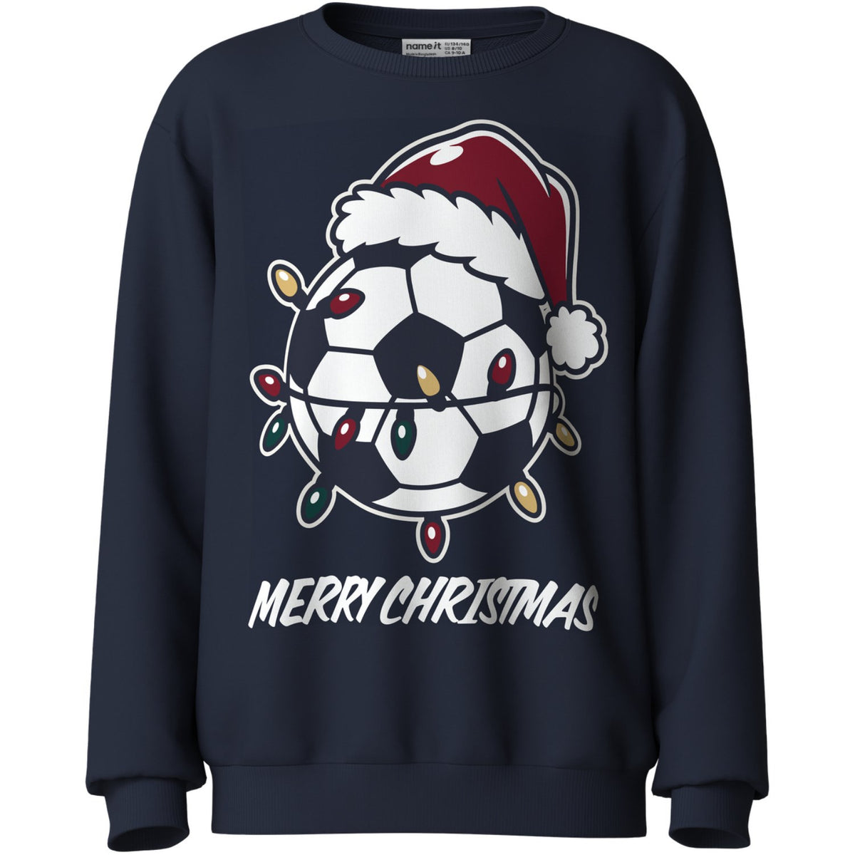 Name It Navy Blazer Football Nkmvoluf Ls Nreg Sweat Bru