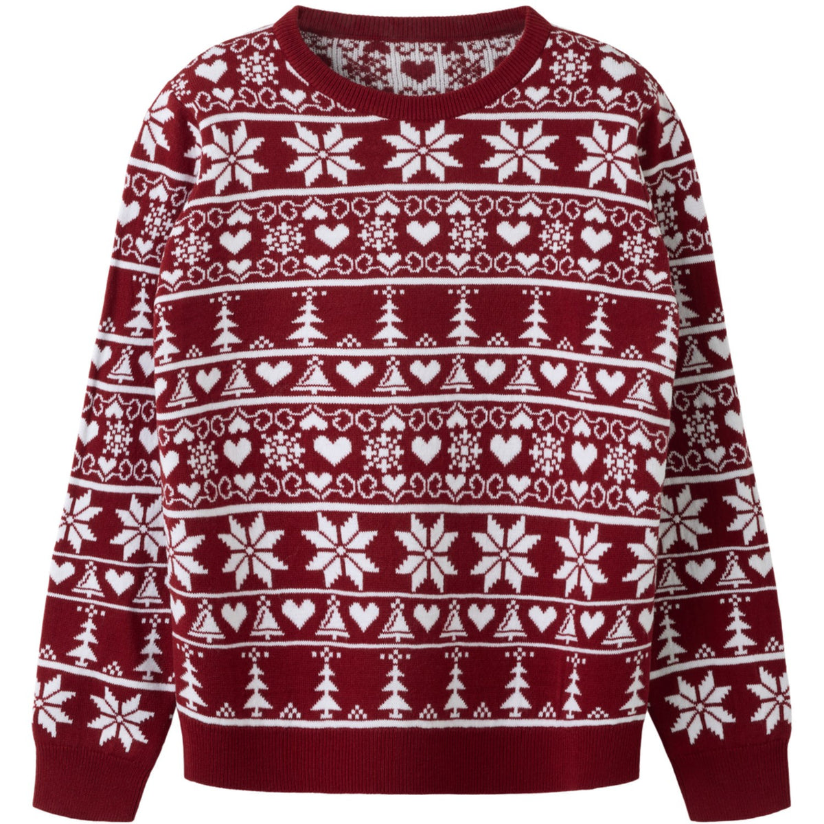 Name It Red Dahlia Nknrismas Ls Knit Cot