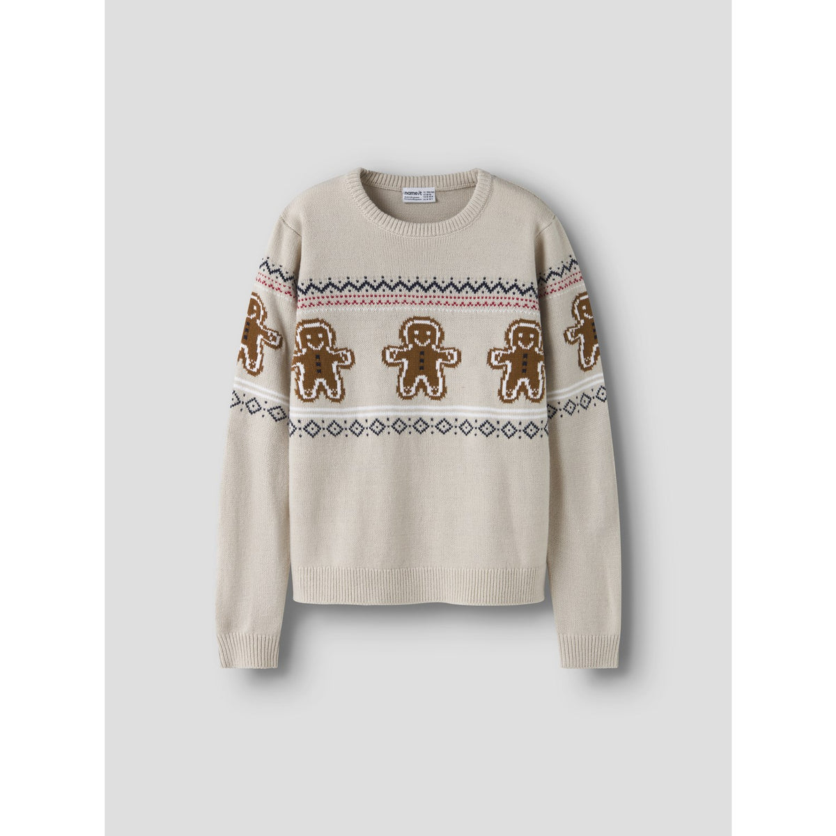 Name It Peyote Melange Nknrismas Ls Knit Cot