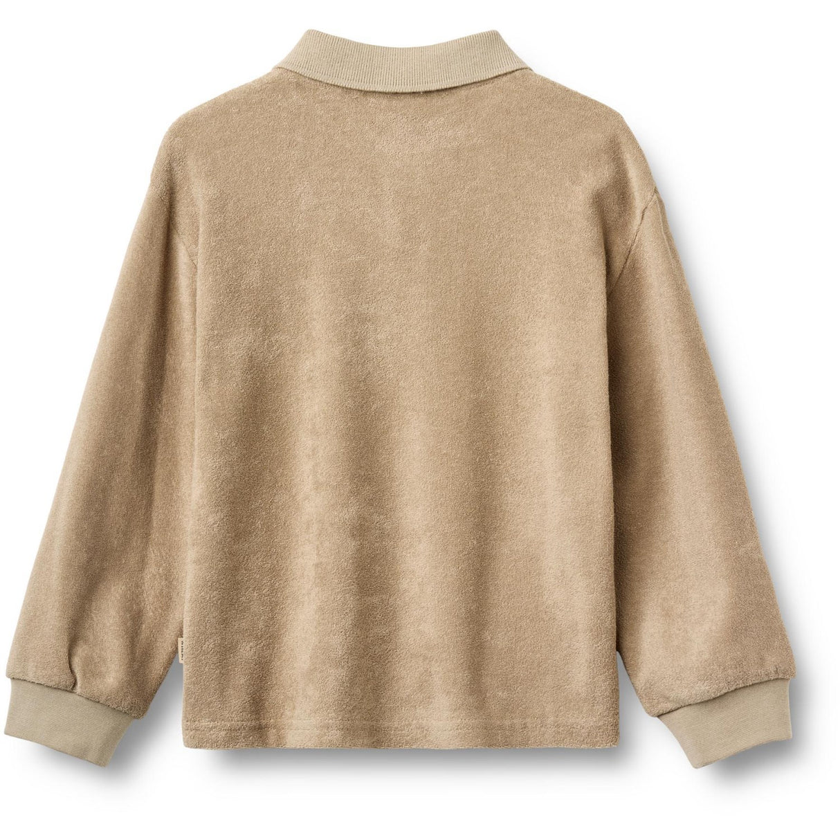 Wheat Sand Stone Terry Polo Shirt L/S Theodor