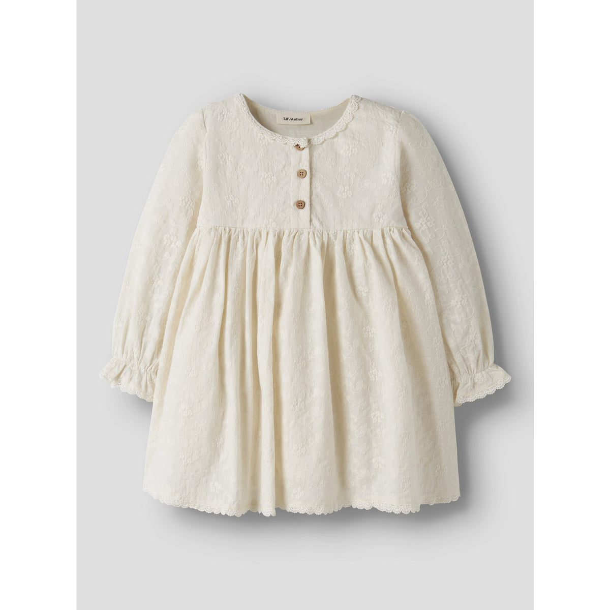 Lil'Atelier Turtledove Nmfrenna Ls Loose Dress Lil