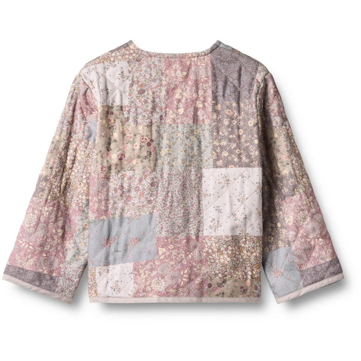 Wheat Patchwork Flowers Quilt Jacket Ima