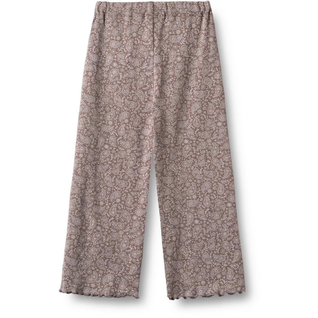 Wheat Purple Plum Paisley Jersey Pants Ela