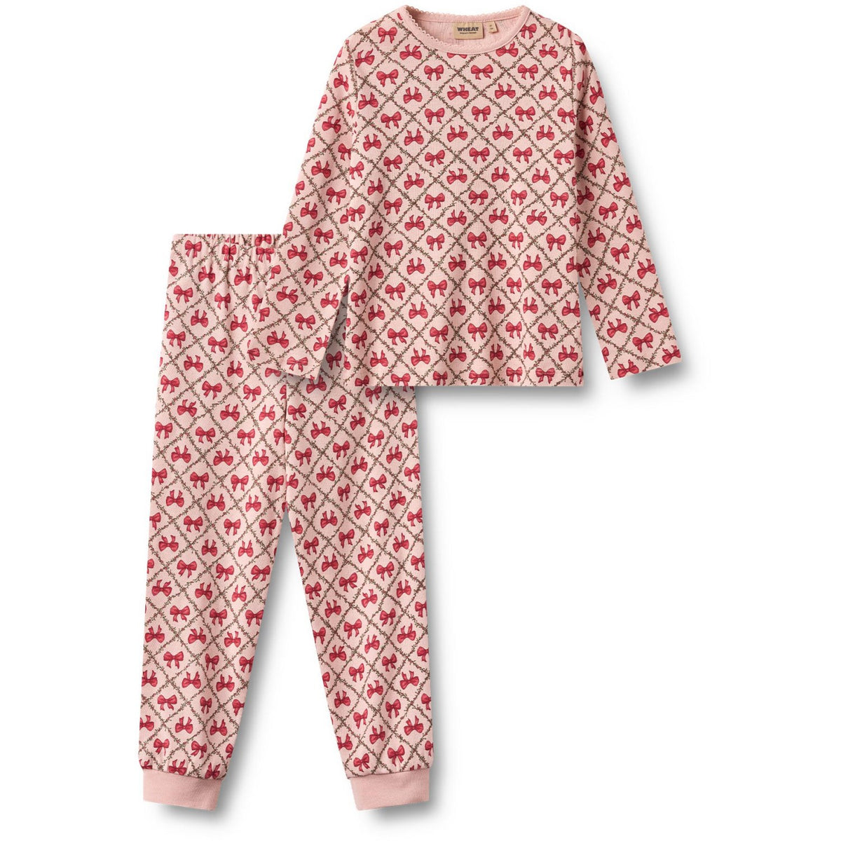Wheat Dim Rose Bows Nightwear Picoting Mila