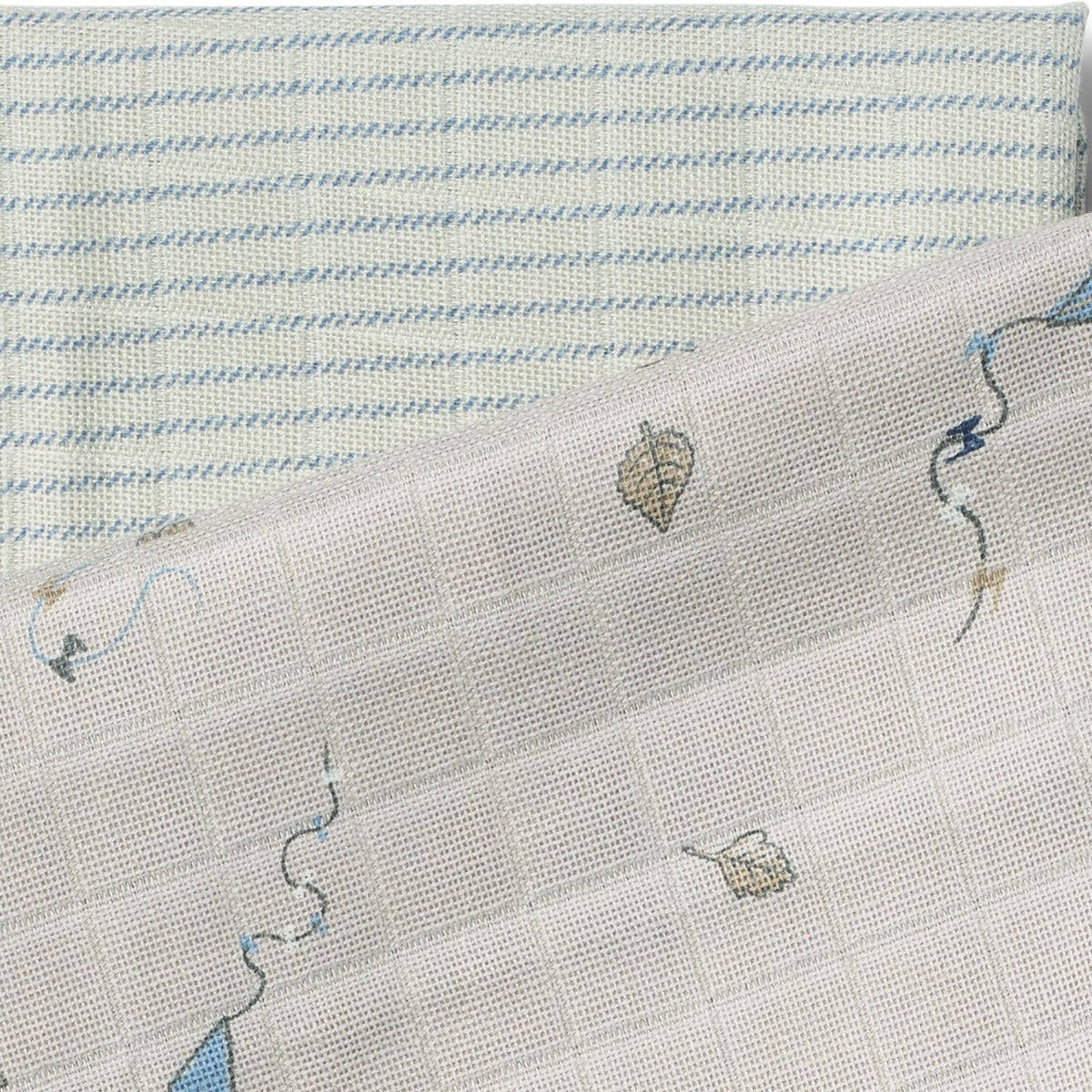 Wheat Mellow Sky Kites 2 Pk Muslin Kaya