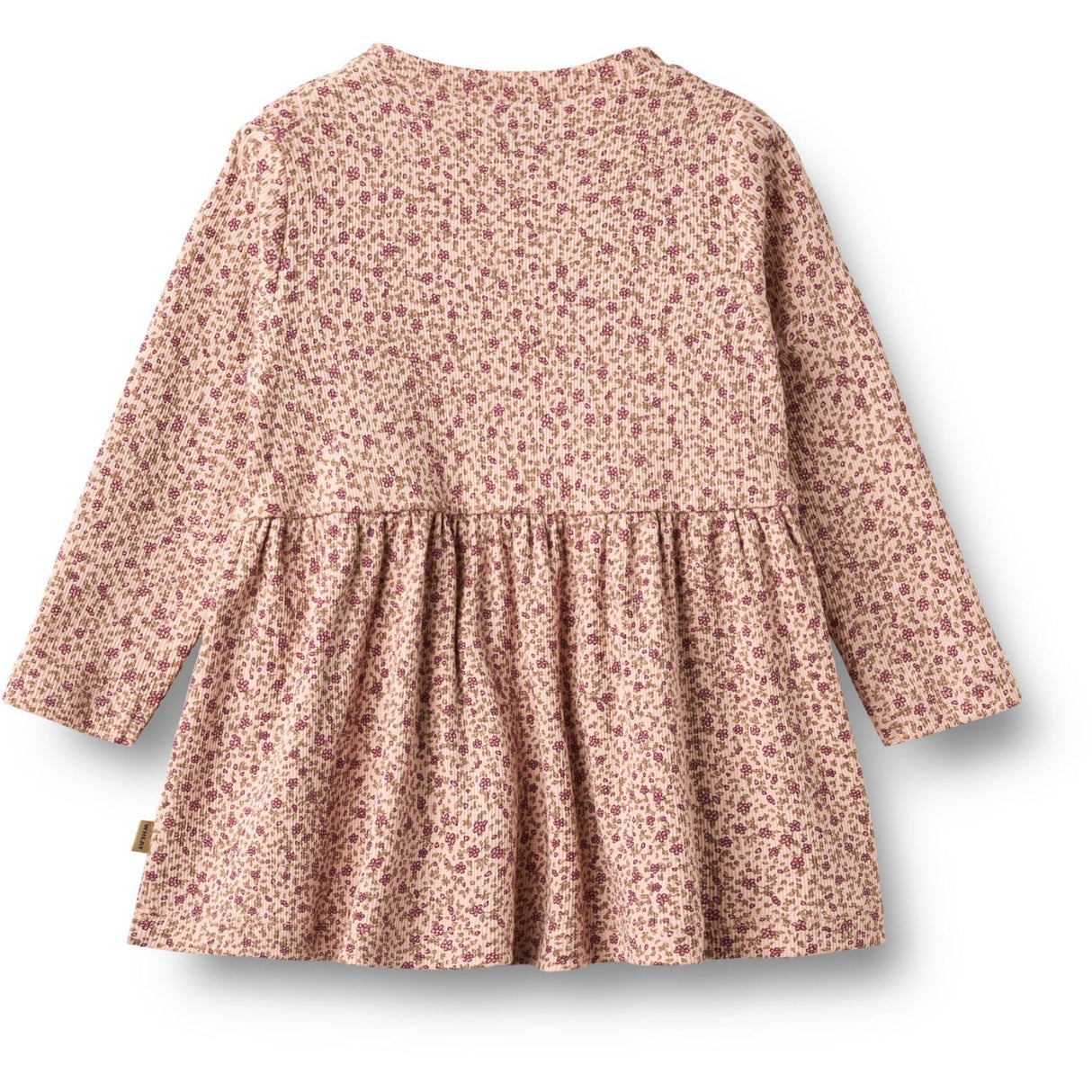 Wheat Dime Rose Small Flowers Jersey Dress L/S Sessa