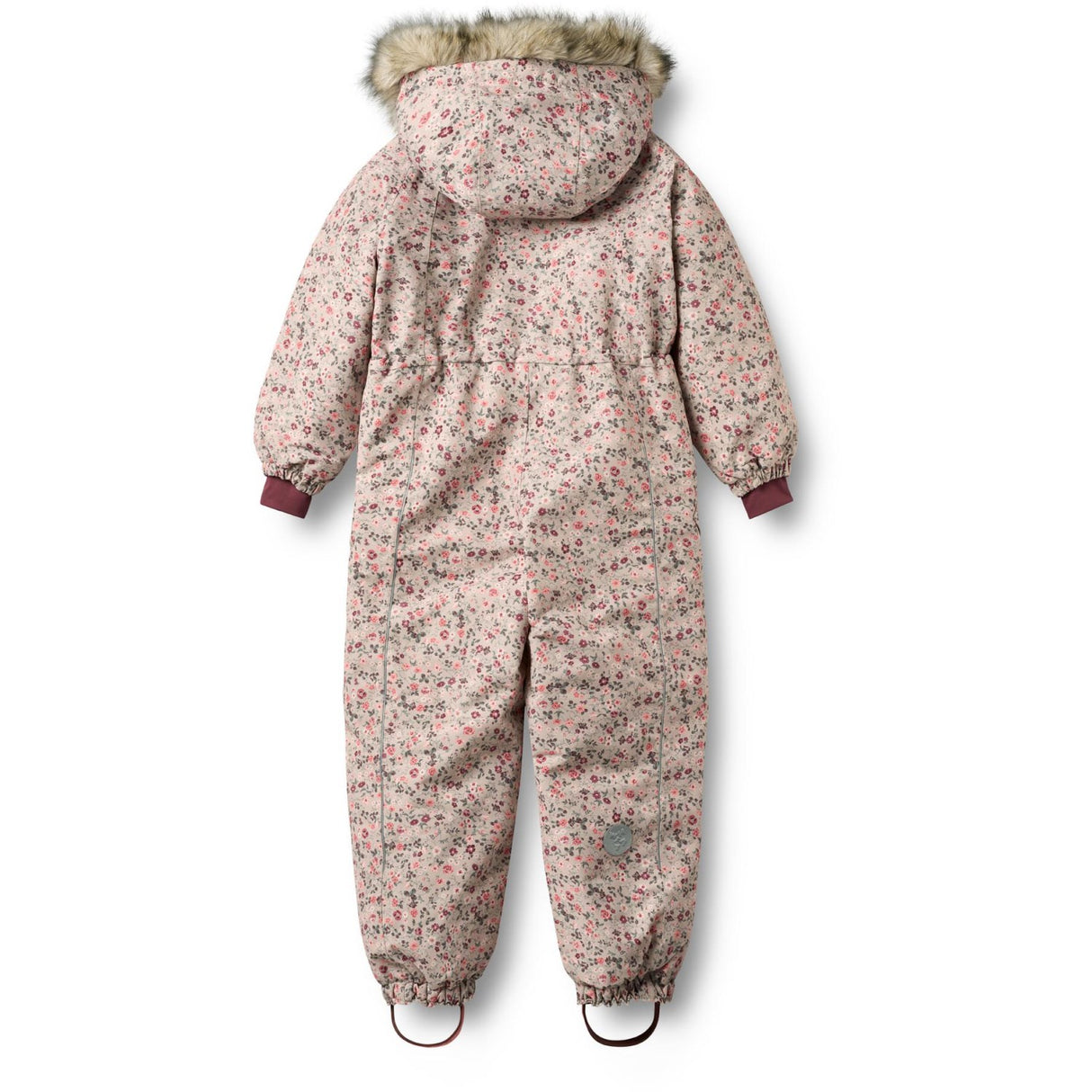 Wheat Grey Moon Flowers Snowsuit Moe Tech