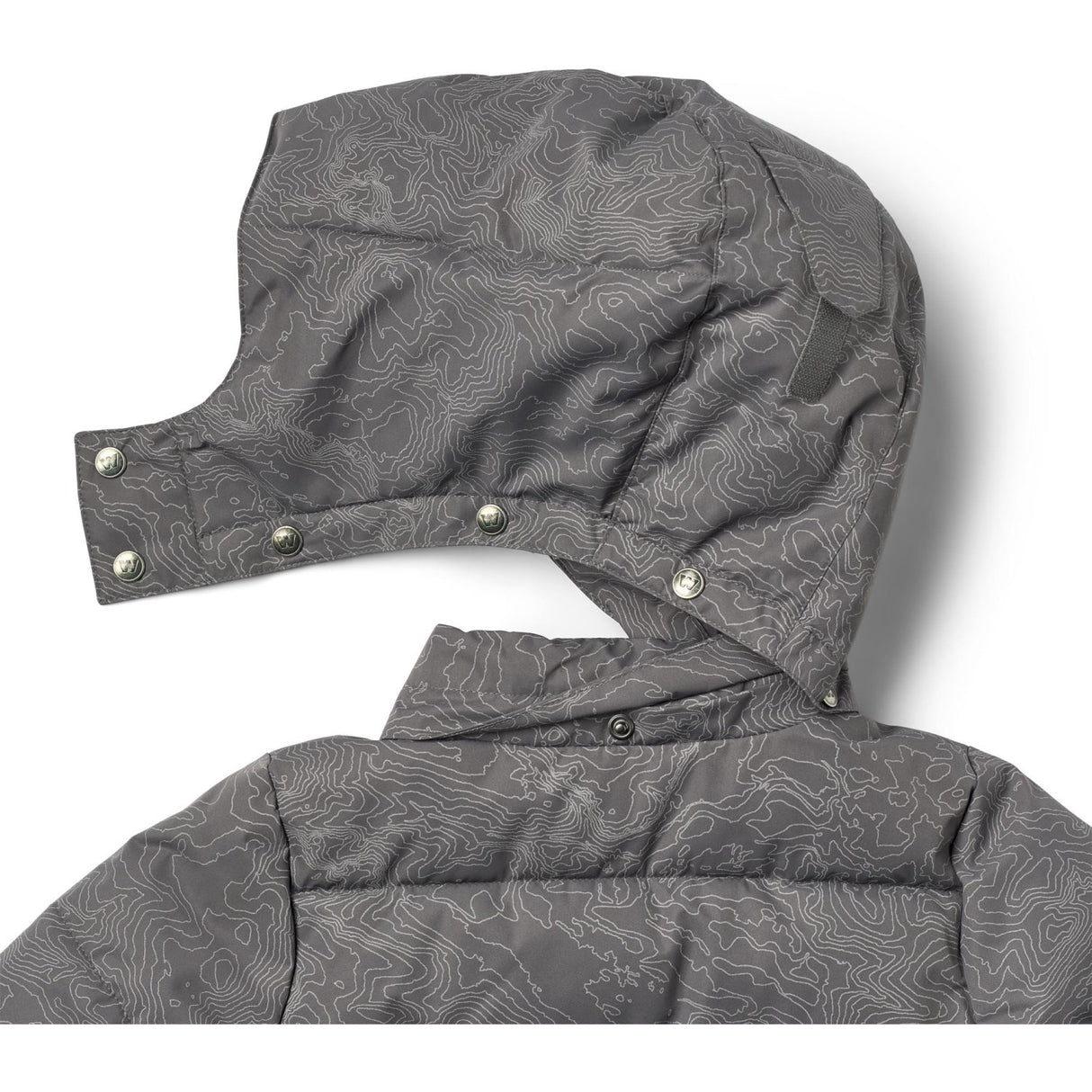 Wheat Dark Reflective Map Puffer Jacket Gael