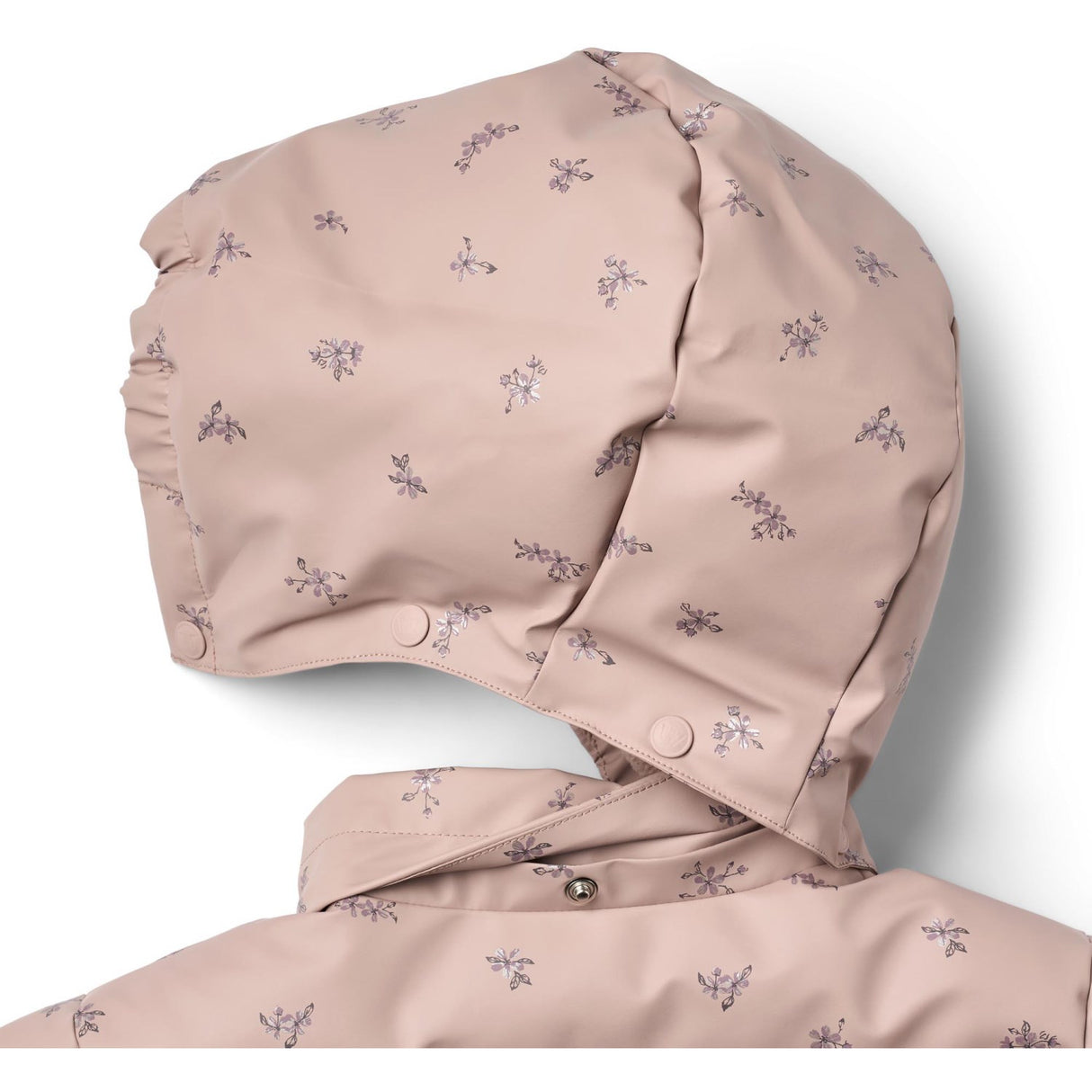Wheat Dry Rose Flowers Pu Puffer Jacket Coast