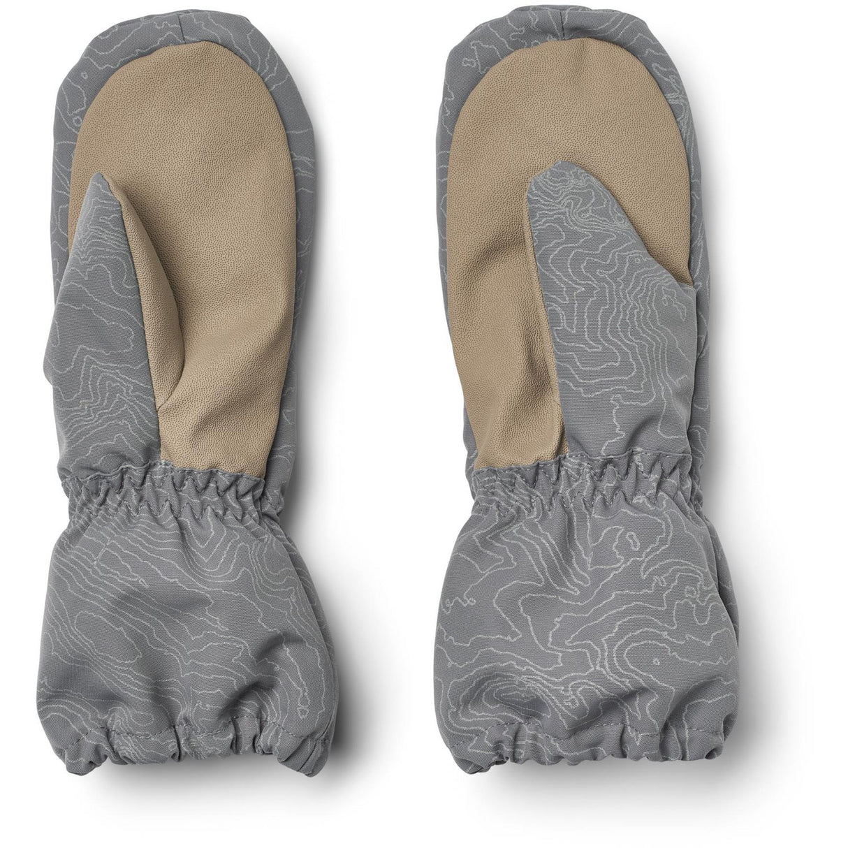 Wheat Reflective Elevation Map Mittens Monta