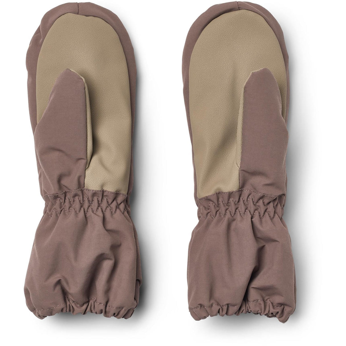 Wheat Plum Truffle Mittens Monta
