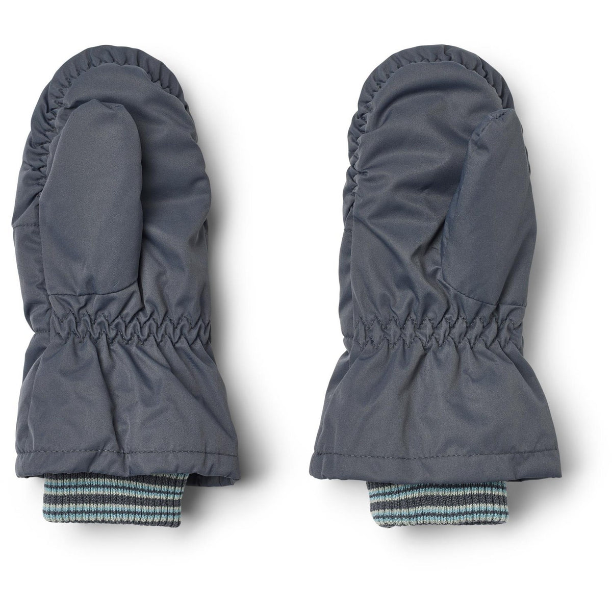 Wheat Greyblue Puffer Mittens Jazz