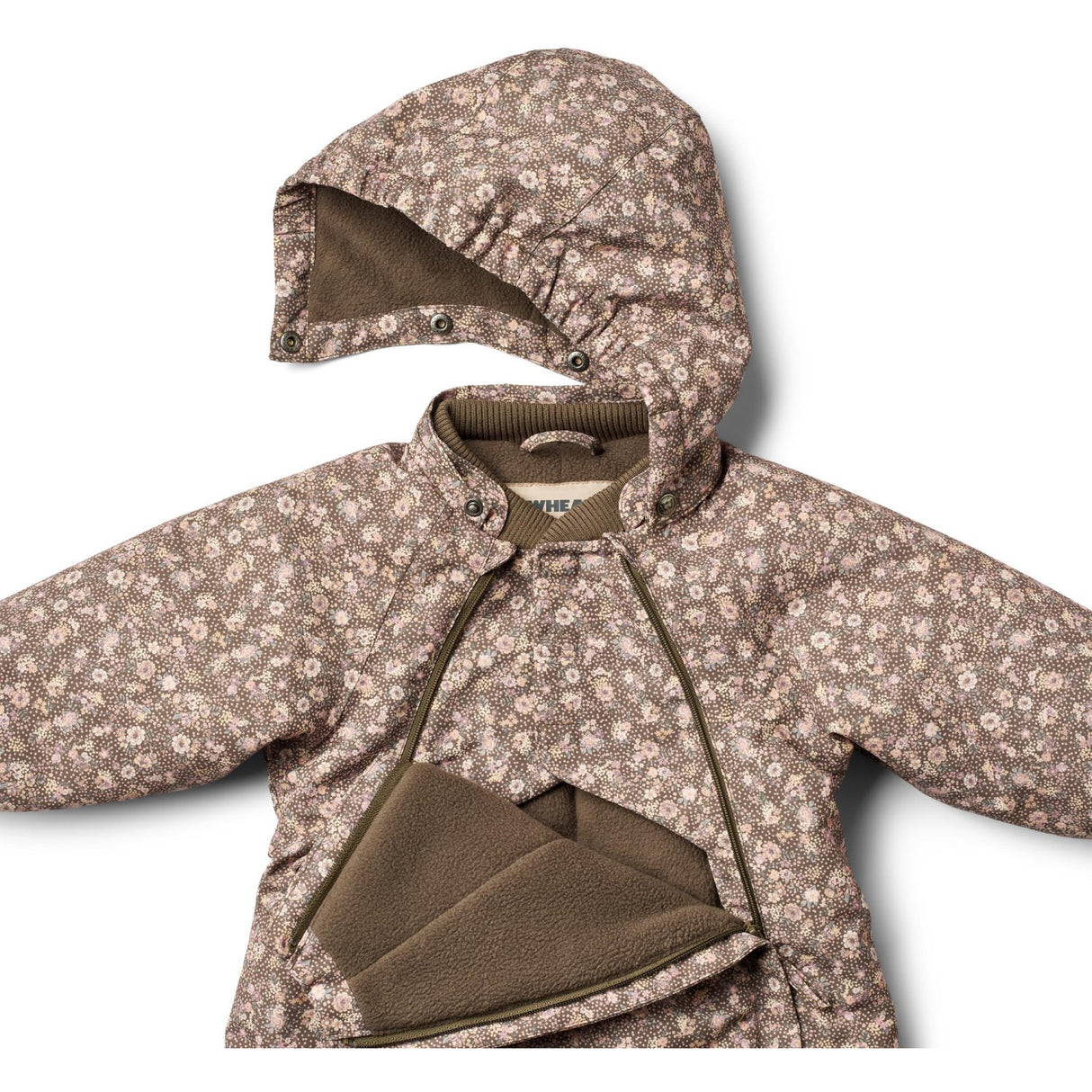Wheat Dry Wood Snow Flowers Snowsuit Adi