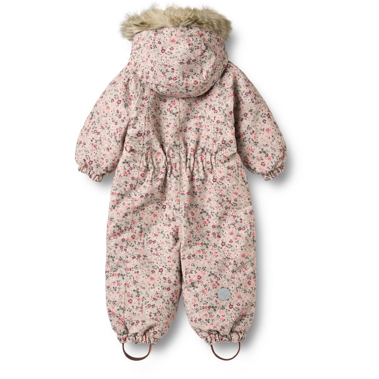 Wheat Grey Moon Flowers Snowsuit Nickie